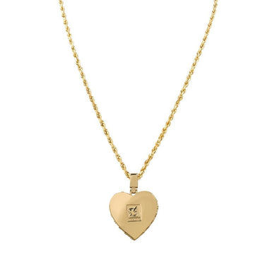14k Yellow Gold Heart Pendant 1.59 Ctw